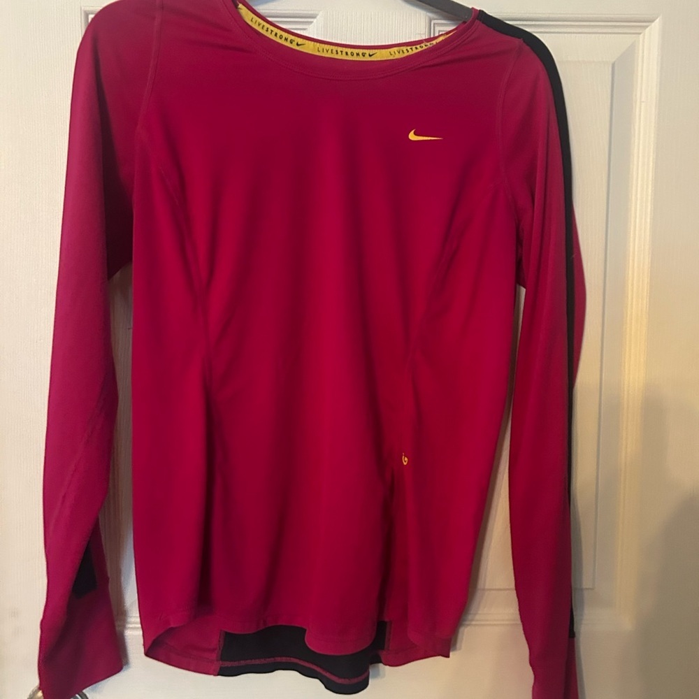 Nike Dri-Fit Pink Shirt Size Large